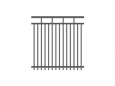 Aluminium Security Fence Panel 01