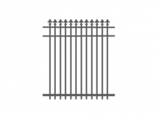 Aluminium Security Fence Panel 03